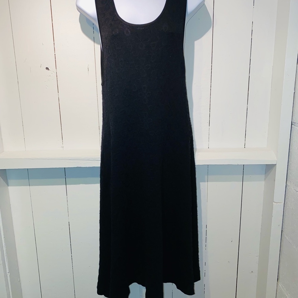Felicity & CoCo Little Black Dress Sexy Low Dip Sides Tank Dress Size L
